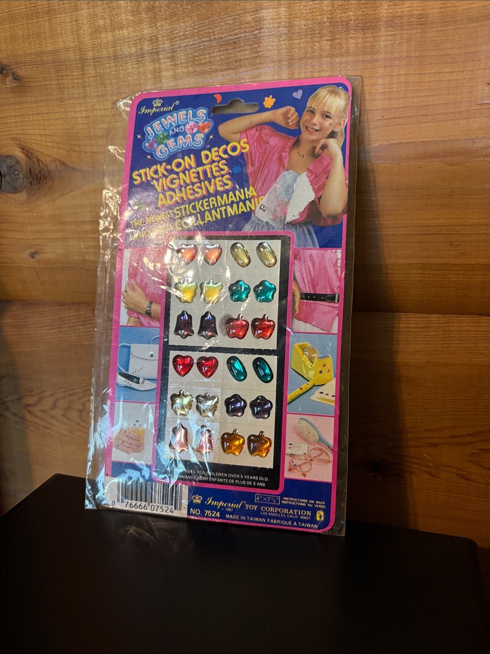 1987 Imperial Jewels and Gems Set | 24 Stickers / 12 Pairs (One Sheet)